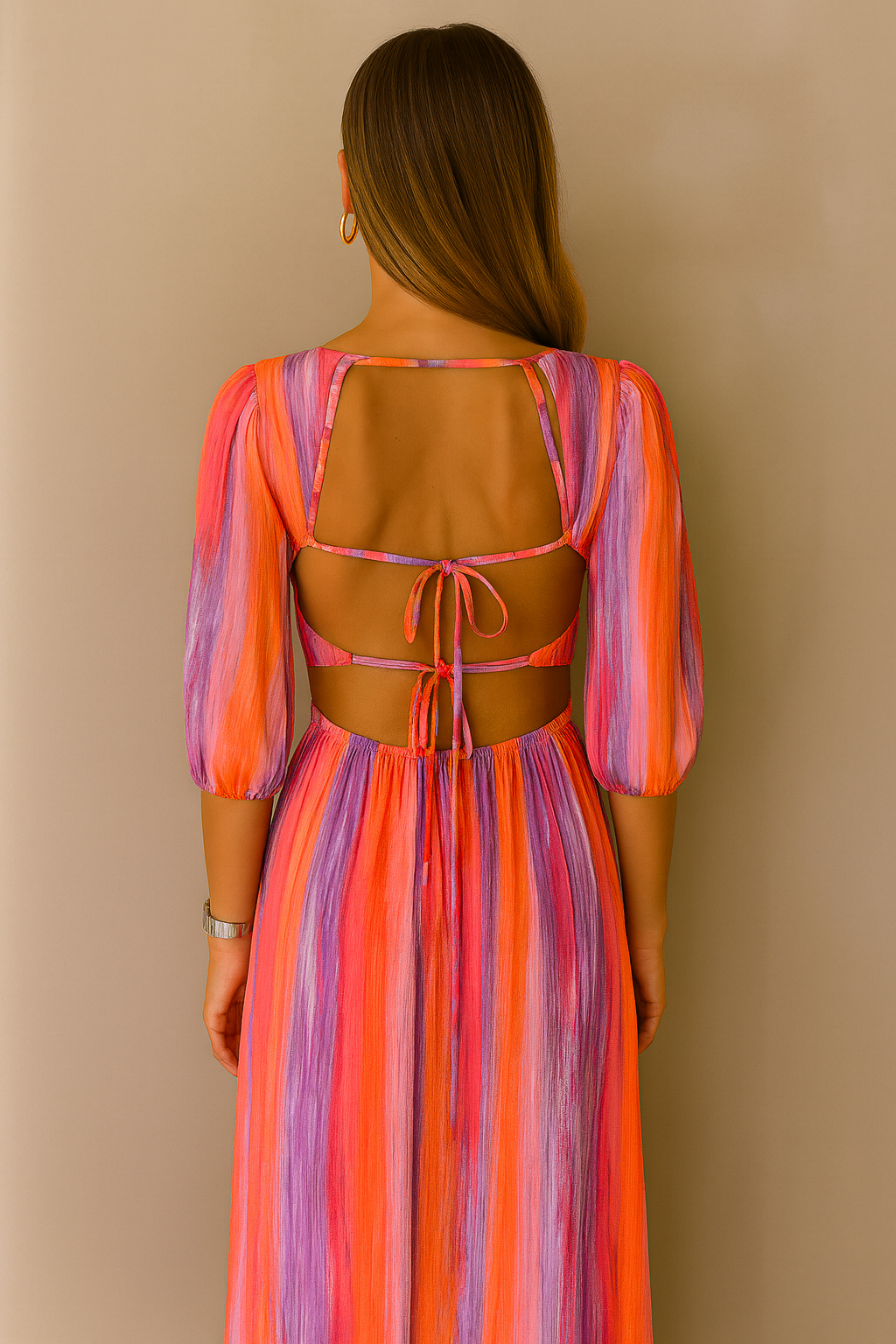 Strata Maxi Cut-Out Dress