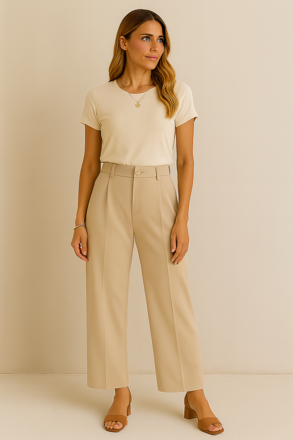 Classic Straight Suit Pants