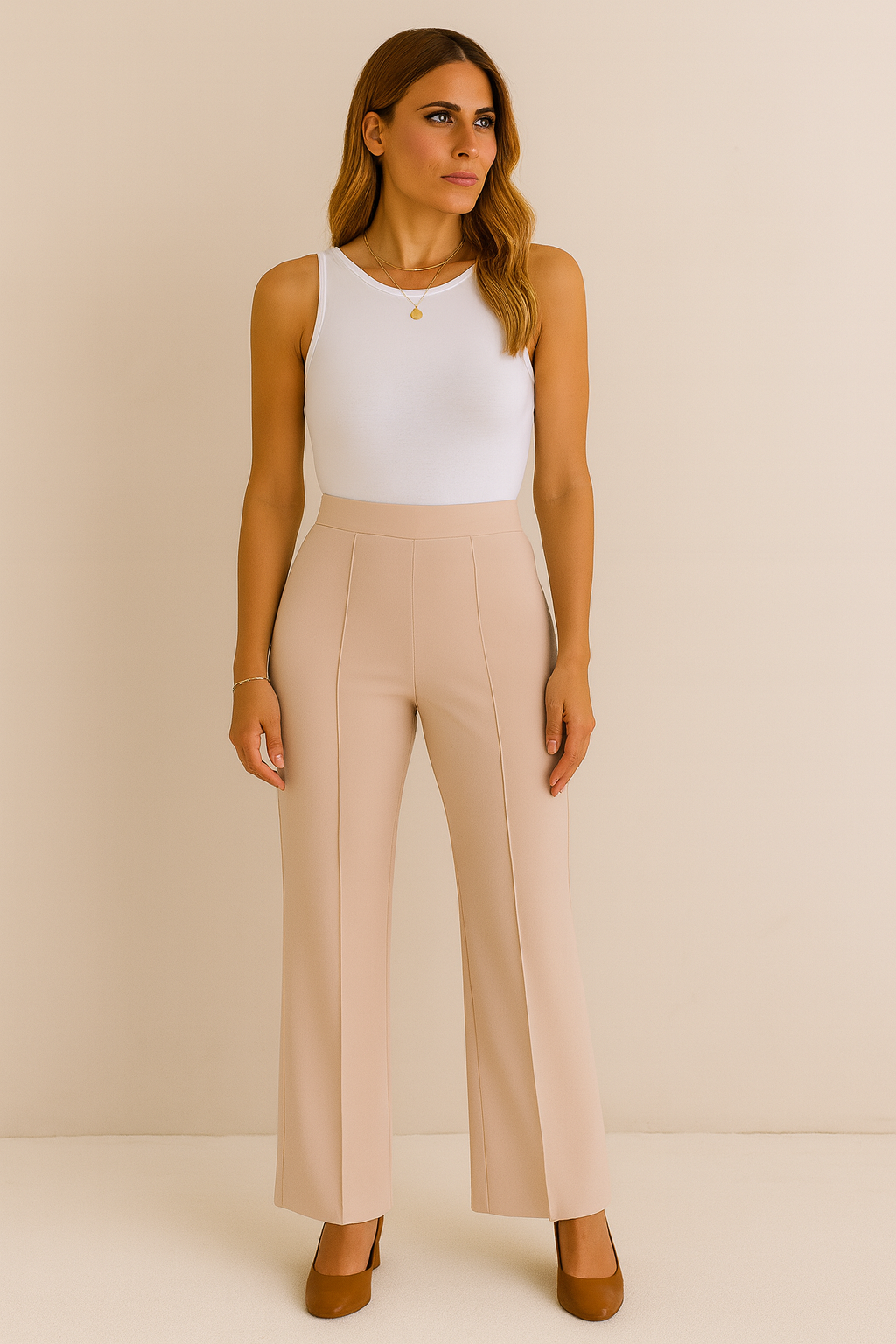 Retro Chic Flared Pants