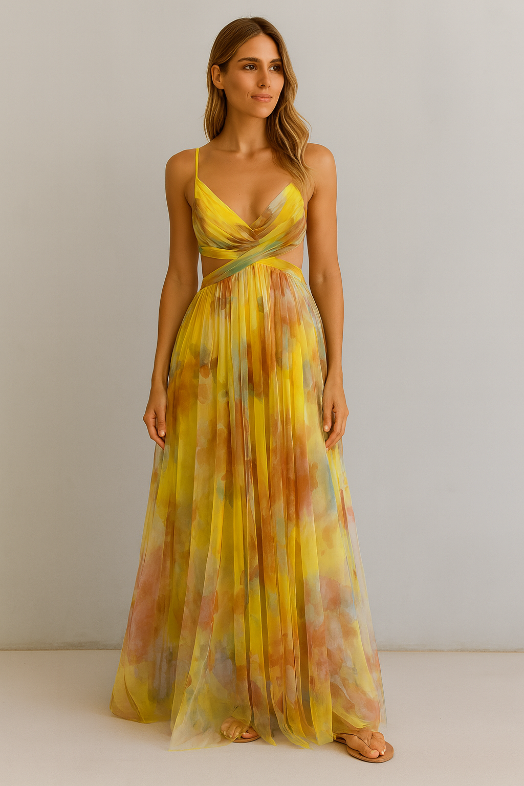 Blossom Whispers Maxi Dress