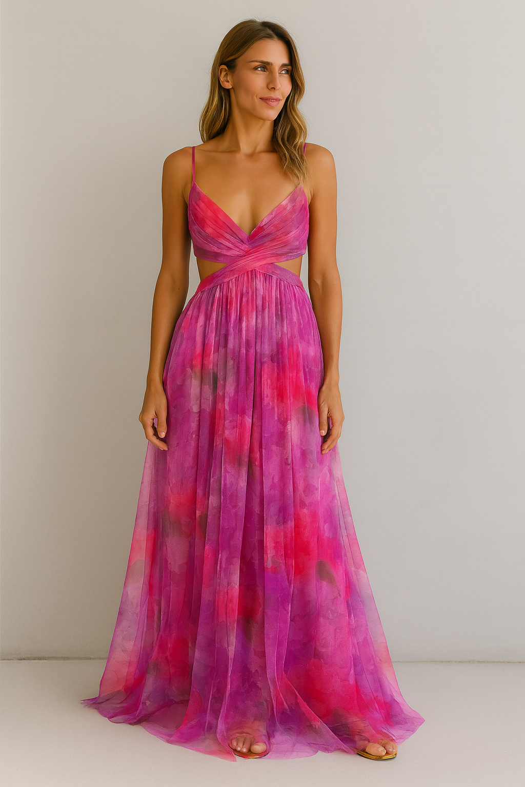 Blossom Whispers Maxi Dress