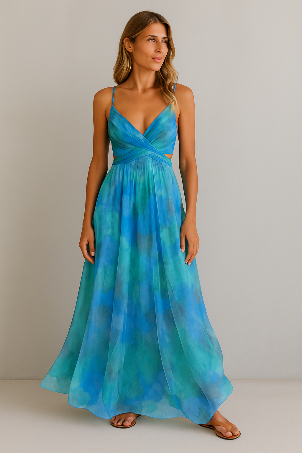 Blossom Whispers Maxi Dress