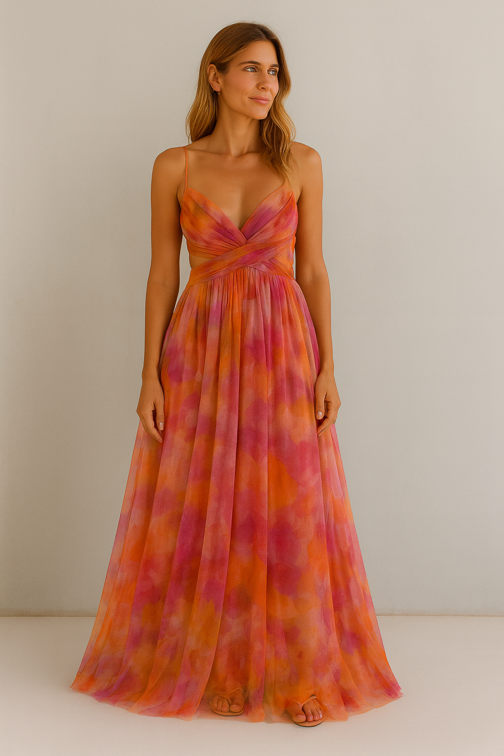 Blossom Whispers Maxi Dress