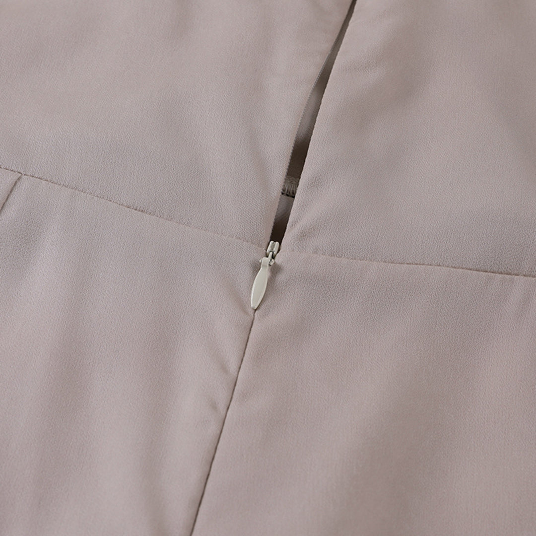 Women's elegant summer dress in light fabric, chic design