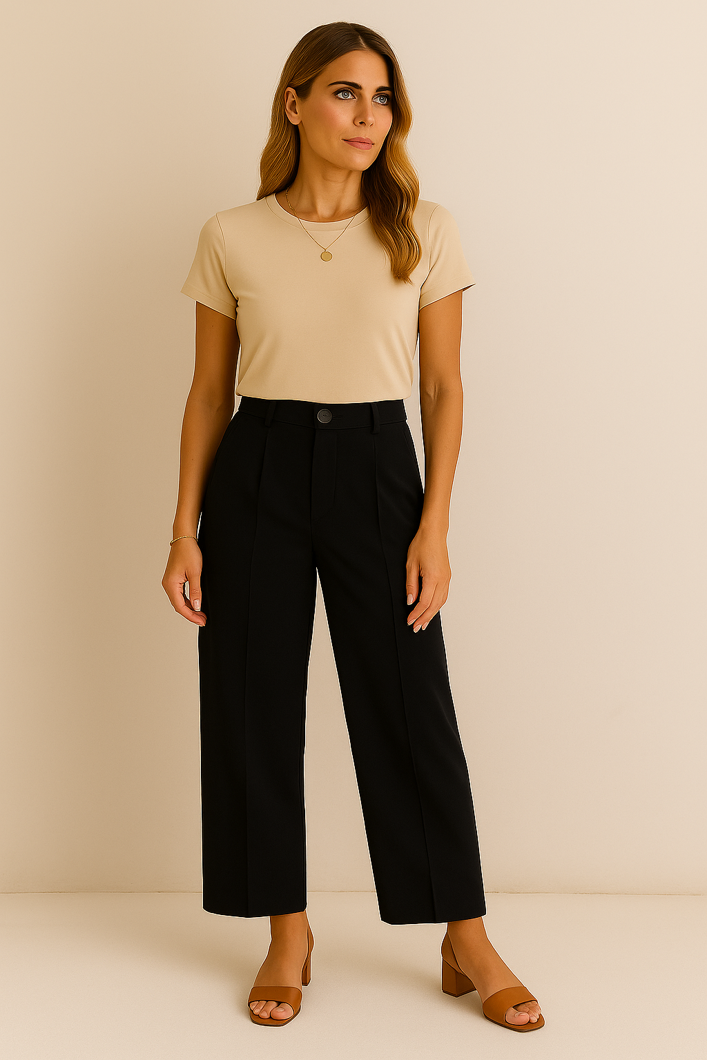 Classic Straight Suit Pants