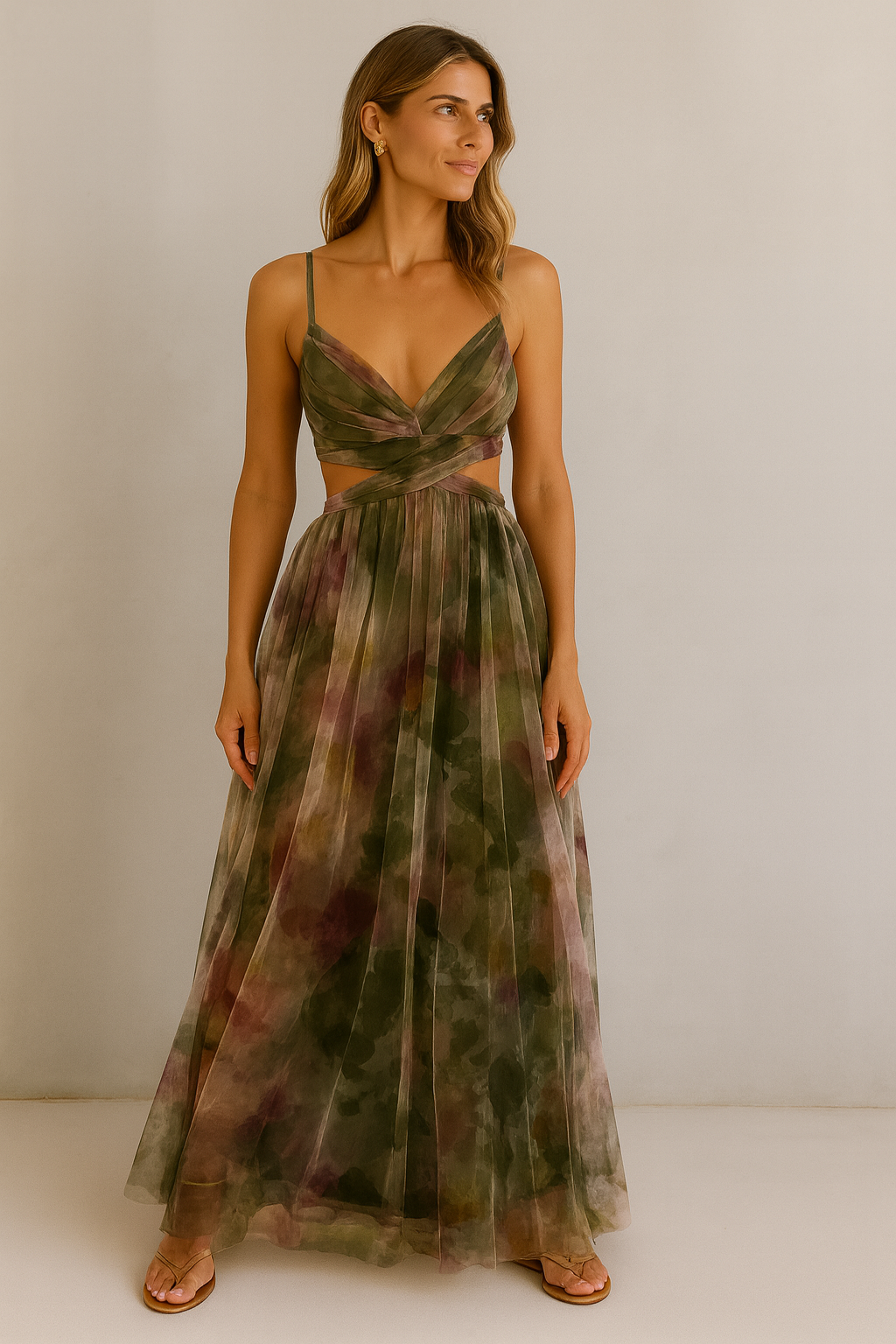 Blossom Whispers Maxi Dress